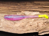 Down South Lures Super Model 5" Paddle Tail Fishing Swimbait 5", 6-Pack (Made in USA) (FBM)