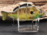 H2OX Jointed Hard-Bodied Sunfish Premium Swimbait - Big Bass Fishing!