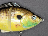 H2OX Jointed Hard-Bodied Sunfish Premium Swimbait - Big Bass Fishing!