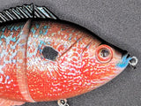 H2OX Jointed Hard-Bodied Sunfish Premium Swimbait - Big Bass Fishing!