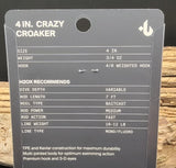H2O Xpress Premium Pre-Rigged Swimbait Crazy Croaker 4"/2 Pk - Amazingly Lifelike!
