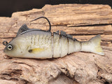 H2O Xpress Premium Pre-Rigged Swimbait Crazy Croaker 4"/2 Pk - Amazingly Lifelike!