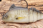 H2O Xpress Premium Pre-Rigged Swimbait Crazy Croaker 4"/2 Pk - Amazingly Lifelike!
