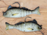 H2O Xpress Premium Pre-Rigged Swimbait Crazy Croaker 4"/2 Pk - Amazingly Lifelike!