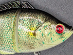 H2OX Jointed Hard-Bodied Sunfish Premium Swimbait - Big Bass Fishing!