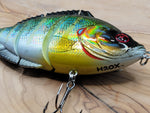 H2OX Jointed Hard-Bodied Sunfish Premium Swimbait - Big Bass Fishing!