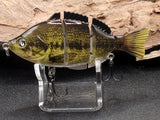 H2OX Jointed Hard-Bodied Sunfish Premium Swimbait - Big Bass Fishing!