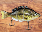 H2OX Jointed Hard-Bodied Sunfish Premium Swimbait - Big Bass Fishing!