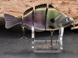 H2OX Jointed Hard-Bodied Sunfish Premium Swimbait - Big Bass Fishing!