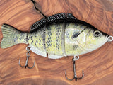 H2OX Jointed Hard-Bodied Sunfish Premium Swimbait - Big Bass Fishing!