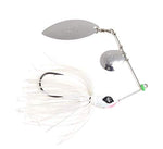 Googan Squad Zinger Tournament Grade Bass Fishing Spinnerbait - White, 3/8 oz.