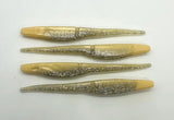 Down South Lures Big Smooth 5-1/2" Paddle Tail Fishing Swimbait Bone Diamond 6-Pack (Made in USA)