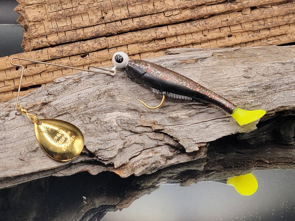 H&H Lure Co. Cocahoe Minnow Jig Spin - 1/4 Oz. Gold – Blue Springs Bait &  Tackle