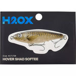 H2OX Hover Shad Softee Fast Sinking Suspending Saltwater Fishing Lure Swimbait 3-1/2” 1/2 oz.