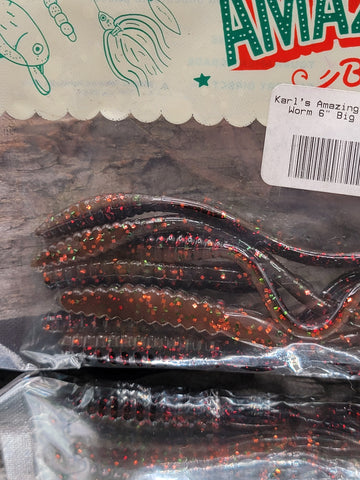 Karl's Amazing Baits, Flicker Worm, 6-in, Qty 7 Big Texan – Blue Springs  Bait & Tackle