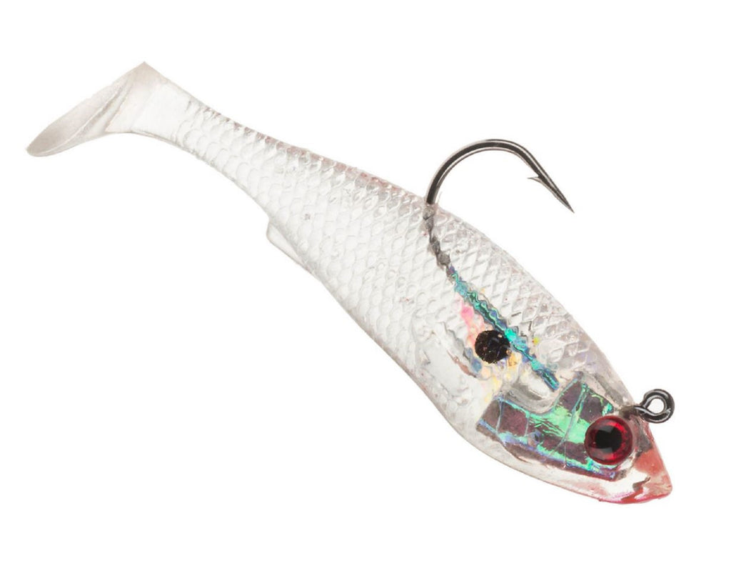 H2O Xpress, Premium Pre-Rigged Swimbait, Bass Assassin 3 Pack, Size: 4, Other