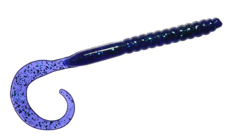 Karl's Amazing Baits, Hustler Worm, 7-in, 10 Pack, Junebug