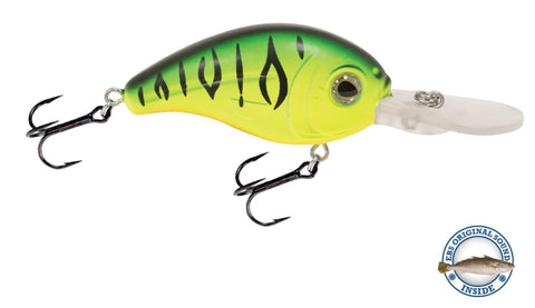 Livingston Lures Dive Master Jr. 8 Crankbait Fishing Lure - 1/2 oz. 2.3" Depth Medium Matte Tiger