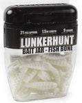 Lunkerhunt Bait Jar Creature Fishing Lure - 0.6", Qty 80, Larvae